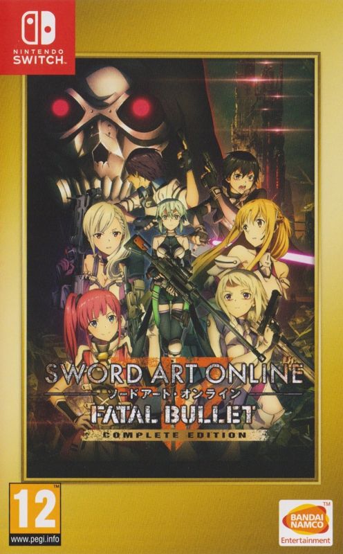 Sword Art Online: Fatal Bullet box art for Nintendo Switch
